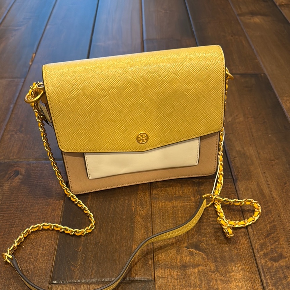 Tory Burch Yellow Crossbody Bag